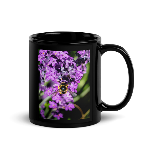 Hanging Lavender Bee | Art | Mug | Photography